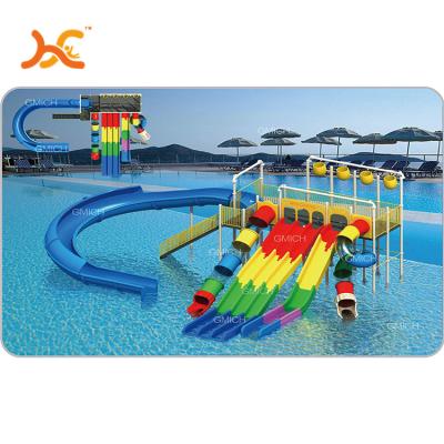 China 3-12years high quality large fiberglass slide water playground equipment children amusement park commercial water park for sale