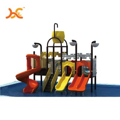 China hot sale 3-12years kids kids slide playground water games playground equip for child JMQ-18172B for sale