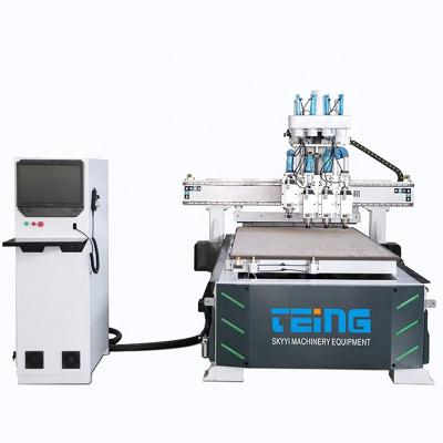 China Hotels Woodworking Machine CNC Router 1325 4 Axis Machine CNC Wood Router Machine Support Wood Carving Customization for sale