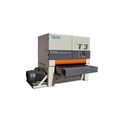 China Woodworking Plywood Sanding Solid Wood Flooring Accurate Calibration Wide Belt Grinding Sander Sanding Machine R-RP1300 for sale