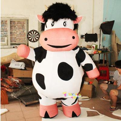 China CE hot sale plush party thousand cow mascot inflatable dance costume for sale for sale