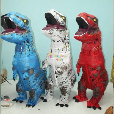 China Party Hot Sale Inflatable Dinosaur Costume For Party Cosplay Mascot Air Suits Inflatable Dinosaur Costumes for sale