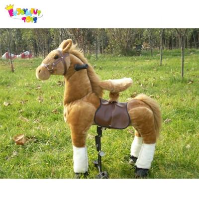 China Optional EN71 Promotion EN71 Wheels Ride On Toy Mechanical Horse Toy Pony For Kids And Adults for sale