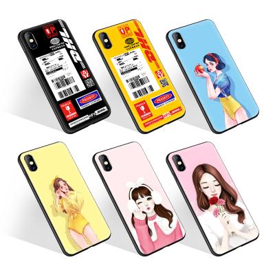 China Shockproof Cell Phone Case for iPhone 12 11 Matte Cover for Girls. Soft Customized Printing TPU Back Cover for sale