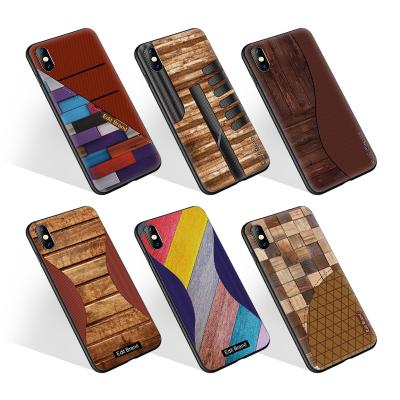 China Luxury Black Anti-fall TPU Printing Case Edit Wooden Pattern Matte Soft Phone Case For iPhone 12 11 Ultra-thin 13 Cover For Samsung S21 for sale