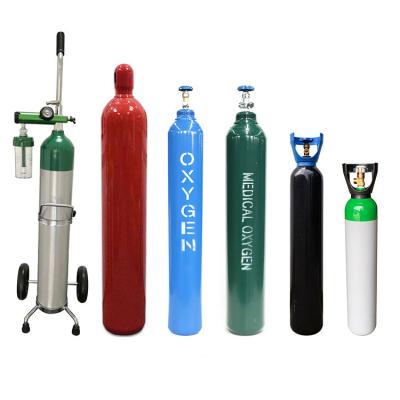 China 47L 200bar medical oxygen gas cylinder medical gas price for sale for sale