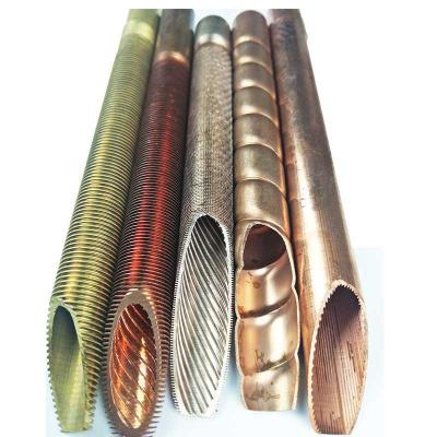 China Refrigeration parts copper tube air cooled aluminum fin evaporator coil or low extruded copper fin tube for sale