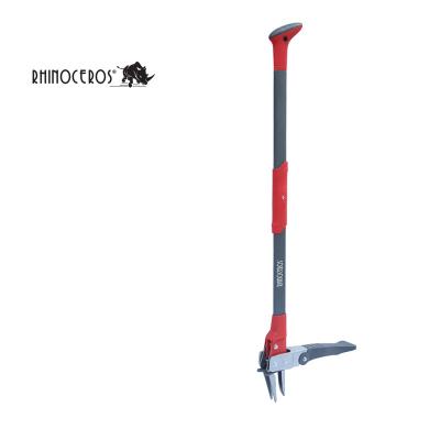 China Outdoor Tools Manual Stand Up Step Lightweight And Convenient Aluminum Handle Garden Weeder for sale