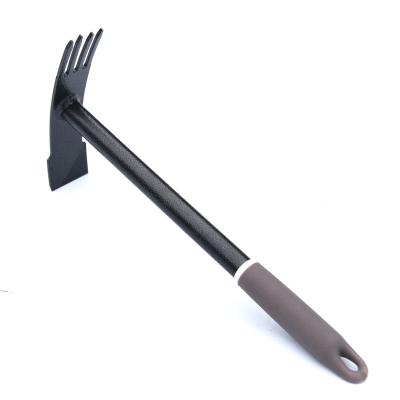 China Cultivating Digging Hoe Wholesale Professional Small Garden DIY Tool Multifunctional Garden Rake Fork Hoe for sale