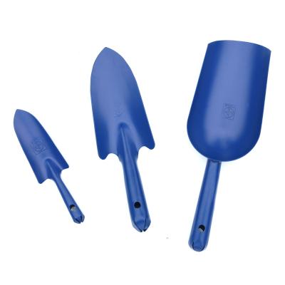 China Garden Hand Trowel Cheap High Quality Blue Carbon Steel Mini Trowel Shovel Yard Work Garden Tool Kit for sale