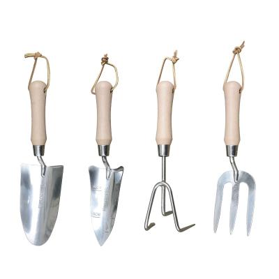 China New Design Eco-friendly Mini Garden Tool Shovel Set Straw Handle Include Shovel Cultivator Wheat Head Fork for sale