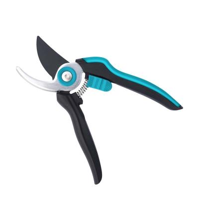 China Outdoor Tools Wholesale Garden Tool Carbon Steel Blade Bypass Pruner Tree Scissors Gardening Shears for sale