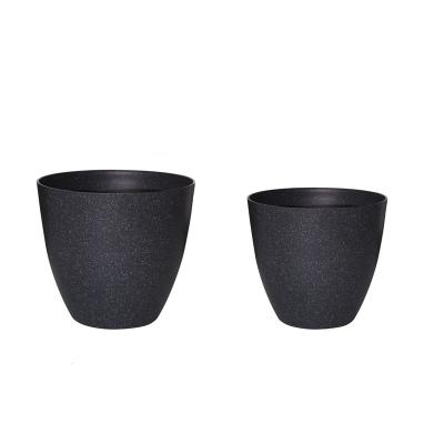 China Hot Sale Modern Colorful Plastic Material Durable Large Round Rose Large Flower Pots Indoor Custom Made for sale