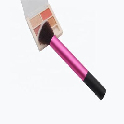 China Professional Private Label Smudge Brush Kabuki Matte Make New Up Brush Fuchsia Angled Brush Makeup Brush Set for sale