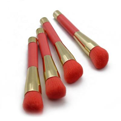 China Angular Blush High Quality Hot Gold Red Private Label Make Up Seller Foundation Brushes Makeup Brush for sale