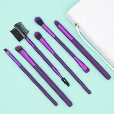 China Angular Blush 100% Vegan Cruelty Free Synthetic Eyeshadow Make Up Brush Private Label Eye Makeup Brush Set for sale