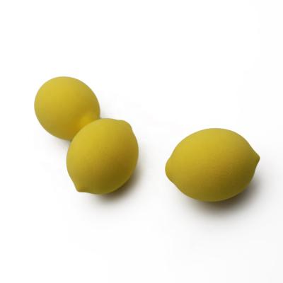 China Make Up Multifunctional Professional Yellow Make Up Puff Fruit Shape Private Label Sponge Makeup for sale