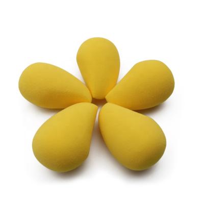 China New Fashion Yellow Multifunctional Professional Make Up Puff Mango Make Up Custom Soft Makeup Sponge for sale