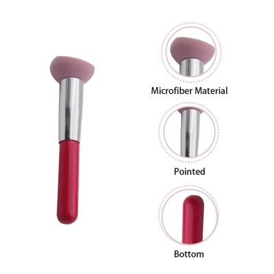 China Fashion New Multifunctional Professional Make Up Puff Pink With Short Handle Private Label Makeup Sponge for sale