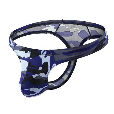 China Japanese Camouflage Uomo Perizoma Boy Underpants Gents Underwear Breathable Sexy Male Thongs Men's Swimwear For Men for sale