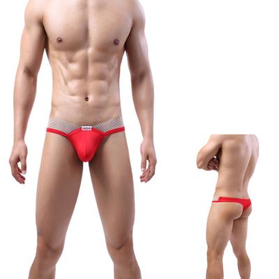 China Breathable sexy boy underwear xxl black club wear thong black red blue panty thong swimwear men male white thin soft tight tight men for sale