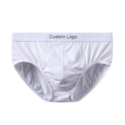 China Breathable Cotton Algodon Bragas Briefs Men's Briefs Solid Color Boy Briefs Antibacterial Large Male Single Underwear Men's Custom s for sale