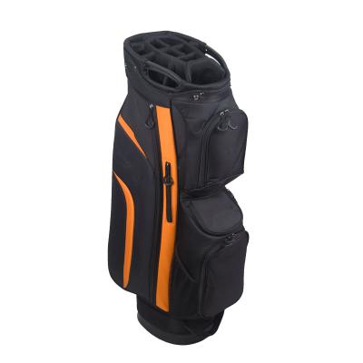 China Outdoor Activity 14 Hole Nylon Golf Staff Bag Custom Waterproof Staff Waterproof for sale