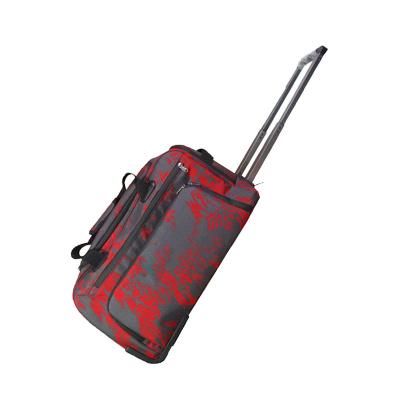 China Logo Boston Golf Durable Nylon Waterproof Custom Bag With Wheels And Pull Rod for sale