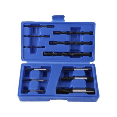 China Family 12 Pcs Broken Screw Remover Set for Broken Socket Screw Extractor (No.1-6 Extractor plus 6 assorted drills) for sale