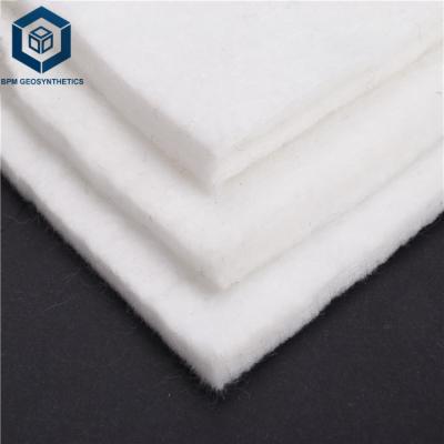 China Anti-bacteria pet long fiber spunbond geotextile filter fabric felt roll price Philippines for sale