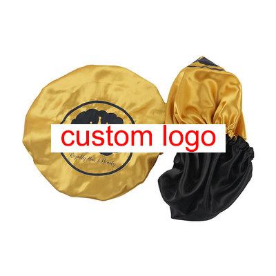 China Wholesale Soft Smooth Smooth Women Double Layers Silk Satin Logo Custom Cowl for sale