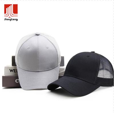 China COMMON Promotional Custom Cotton Mesh Cap Cheap Plain Baseball Mesh Cap OEM ODM for sale