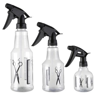 China Easily Operate Empty Salon Hair Tools Hair Styling Spray Bottle With Plastic Water Trigger Sprayer Spray Bottle for sale