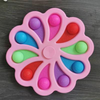 China Eco-Friendly Decompression Stir Toy Bubble Sensory Silicone Popper Squeeze Toy Fidget Toy Push Up Pop Bubble Silicone Toys for sale