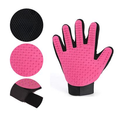 China Viable Hot Sale Pet Grooming Glove For Dog, Throwing Gloves Sweep, Dog Bathing Glove Cat Petting Glove for sale