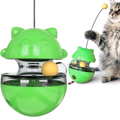 China Viable Self Feeding Dog Toy Ball Cat Trumbler Leakage Food Toy Dispensing Ball for sale