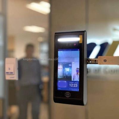 China Waterproof / Waterproof 800*1280 8 Inch Time Attendance Face Recognition Temperature Entry Biometric Access Control System for sale