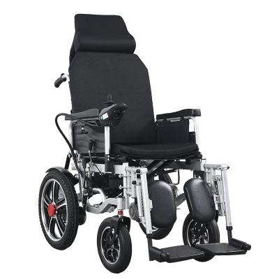 China 45CM Seat 24V Battery Electric Wheel Chair 19kg Carbon Steel Frame Lightweight Wheelchair Electric for sale