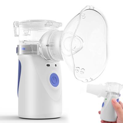 China CE Approved Atomizer Evaporator Handheld Mute Mini USB Portable Inhaler Mesh Nebulizer Set Portable Nebulizer for sale