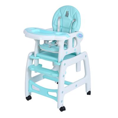 China 2020 New Baby Eco-friendly Foldable Highchair Germany Design Baby Plastic Dining Chair Referee Chair for sale