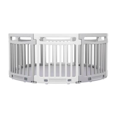 China New 8 Panels Good Quality Plastic Baby Round Plastic Play Fences Baby Safe Playpens for sale