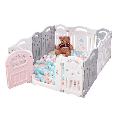 China Plastic Baby Playpen For Playpens Set For Kids 6 Small Board + Door + Play Board for sale