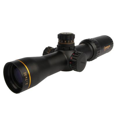 China American National Standard Rifle Optic 2-7X32EG Illuminated Scope. china mil point airsoft guns for air gun hunting riflescope for sale