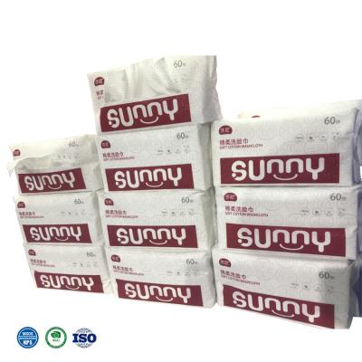 China Dry Towels Hypoallergenic Disposable Cotton Face Cloth Passes Dry Baby Cotton Cloths for sale