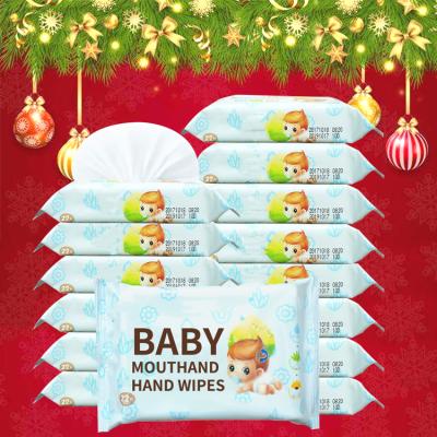 China Mini Wet Wipe For Baby high quality production line soft and comfortable high content cotton baby wipes organic for sale