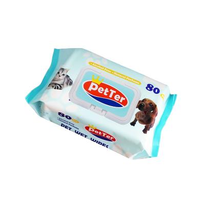 China Sustainable New Style Pet Eye Wipes Pet Cleaning Wipes Disposable Pet Wipes for sale