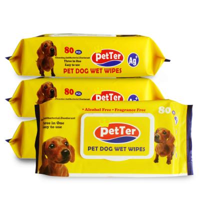 China Sustainable New Style Pet Dental Care Wipes Pet Wipes Dog Disposable Pet Wipes for sale