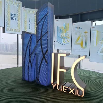 China Luxury Large Size Advertising Business Acrylic Board Luminous Characters External Illuminated Building Channel Letter Signs for Shop for sale