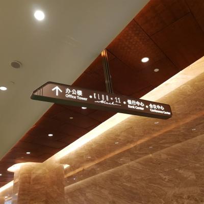 China Metro Stations and Airports hanging light box indoor directional hanging sign 72 for sale