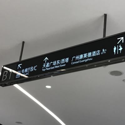 China Metro Stations and Airports hanging light box indoor directional hanging sign 83 for sale